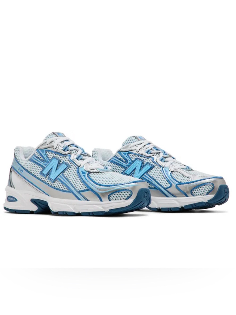 New Balance Unisex 740 Sneakers in Blue Agate White - Size M7/W8.5